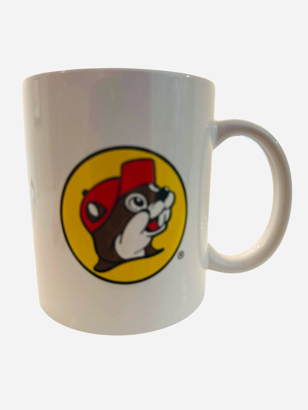 Buc-ee's “It’s a Beaver” White Logo Coffee Tea 12 oz. Mug
